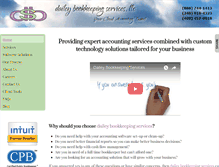 Tablet Screenshot of daileybookkeeping.com